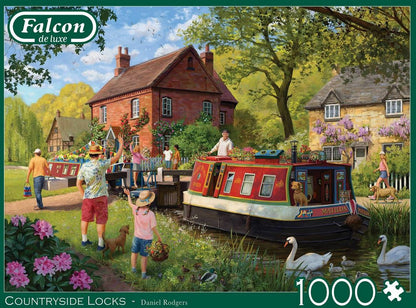 Falcon de Luxe - Countryside Locks  - 1000 Piece Jigsaw Puzzle