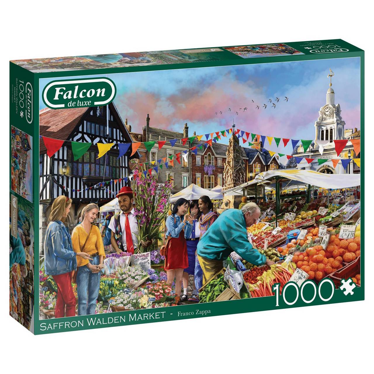 Falcon de Luxe - Saffron Walden Market  - 1000 Piece Jigsaw Puzzle