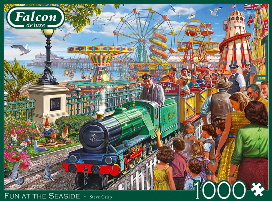 Falcon de luxe - Fun at the Seaside - 1000 Piece Jigsaw Puzzle