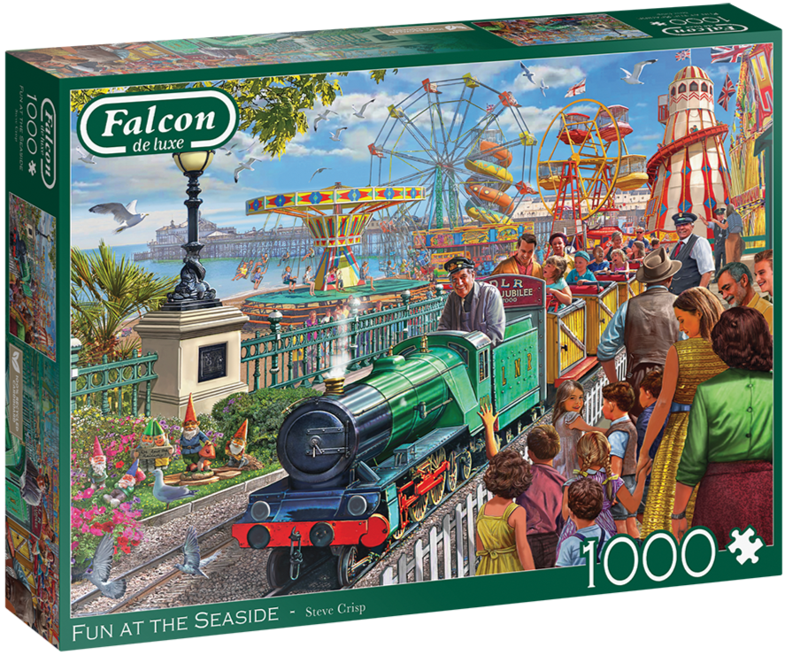 Falcon de luxe - Fun at the Seaside - 1000 Piece Jigsaw Puzzle