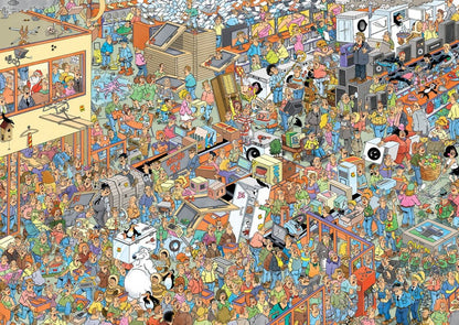 Jan Van Haasteren - Black Friday - 1000 Piece Jigsaw Puzzle