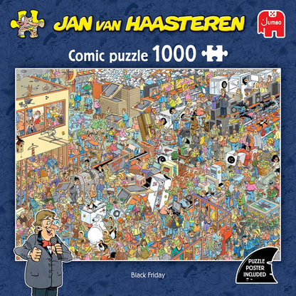 Jan Van Haasteren - Black Friday - 1000 Piece Jigsaw Puzzle