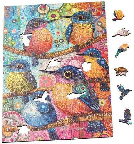 Wentworth - Bird Spotting - 250 Piece Wooden Jigsaw Puzzle