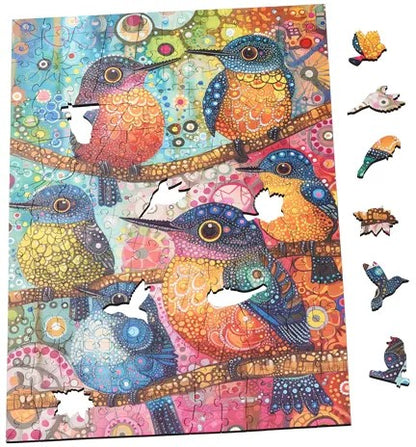 Wentworth - Bird Spotting - 250 Piece Wooden Jigsaw Puzzle