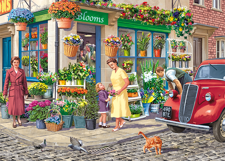 Falcon de Luxe - Florist - 1000 Piece Jigsaw Puzzle