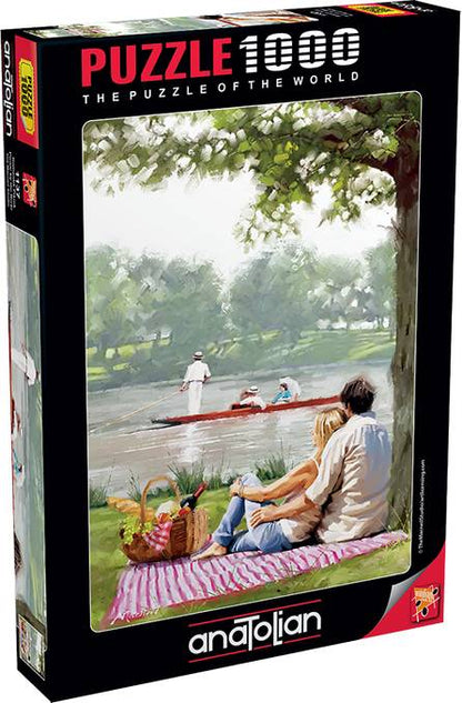 Anatolian - Picnic by the River - 1000 Piece Jigsaw Puzzle