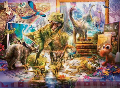 Ravensburger - Dinosaur Escape - 100XXL Piece Jigsaw Puzzle