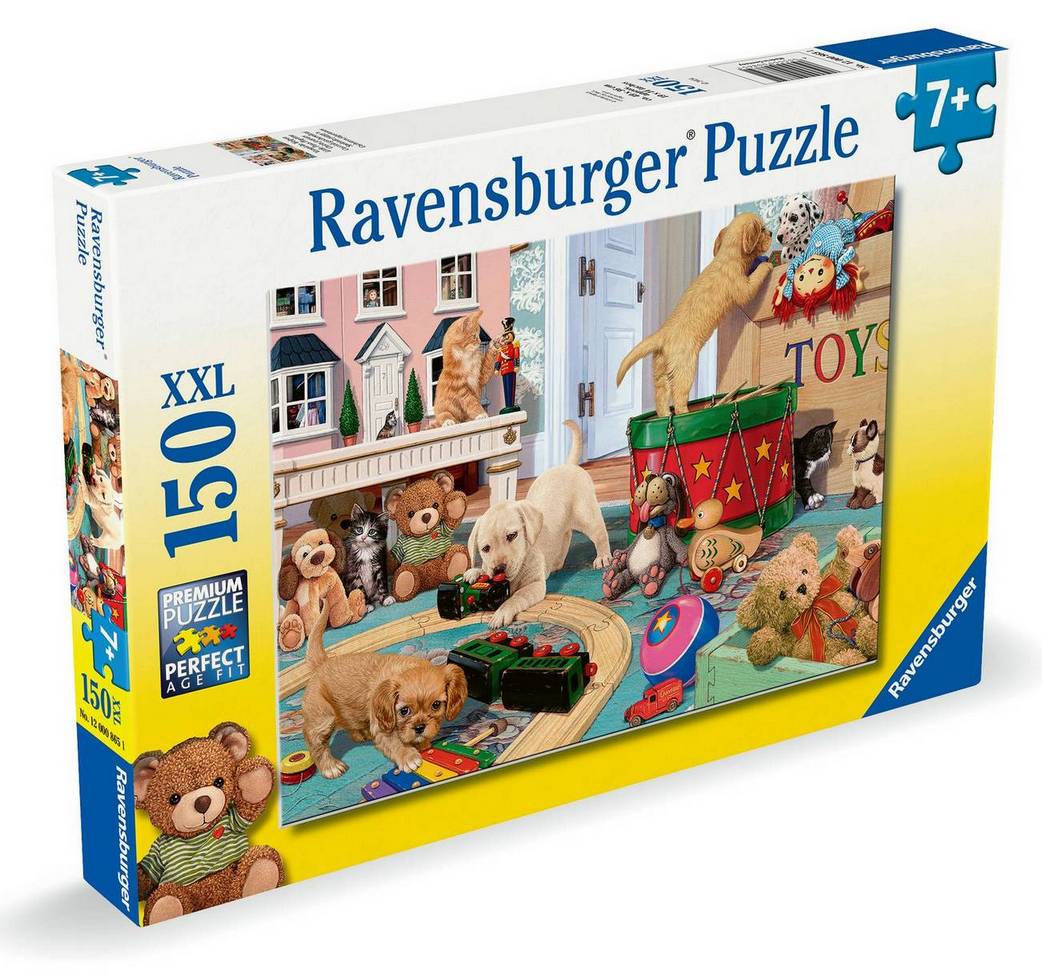 Ravensburger - Little Paws Playtime - 150XXL Piece Jigsaw Puzzle