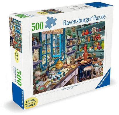 Ravensburger - Pottery Studio Sanctuary - 500 XL Piece Jigsaw Puzzle