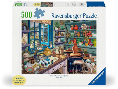 Ravensburger - Pottery Studio Sanctuary - 500 XL Piece Jigsaw Puzzle