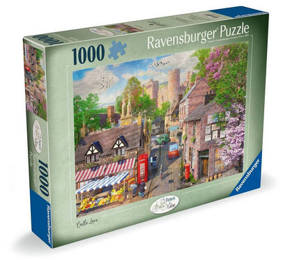 Ravensburger - Down the Lane No 5 - Castle Lane - 1000 Piece Jigsaw Puzzle