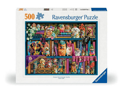 Ravensburger - Precious Porcelain Pugs - 500 Piece Jigsaw Puzzle