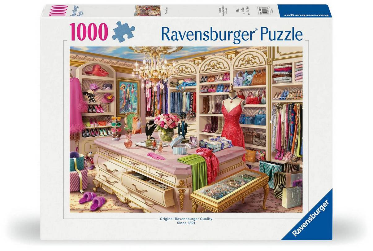 Ravensburger - The Coveted Closet - 1000 Piece Jigsaw Puzzle