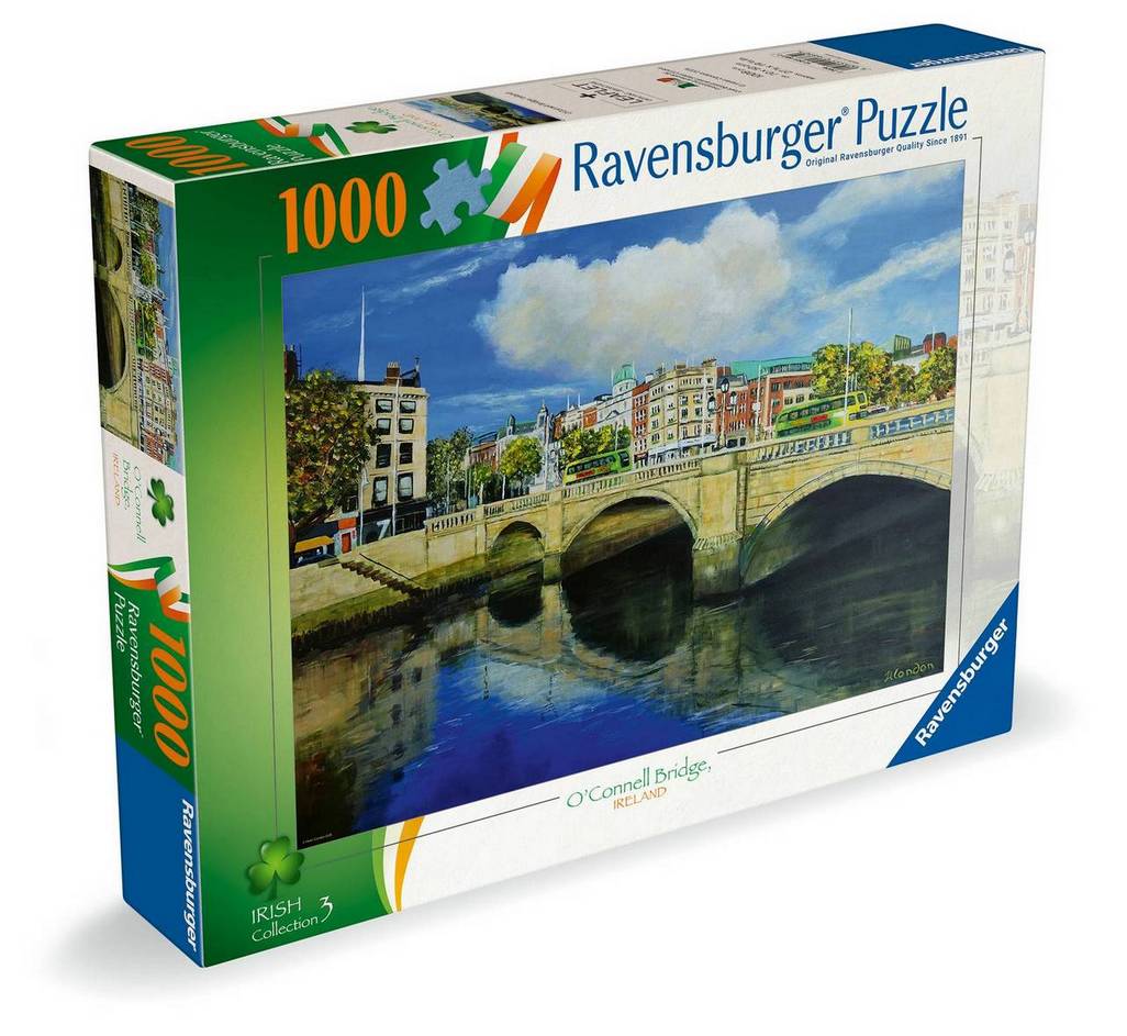 Ravensburger - O'Connell Bridge Ireland - 1000 Piece Jigsaw Puzzle