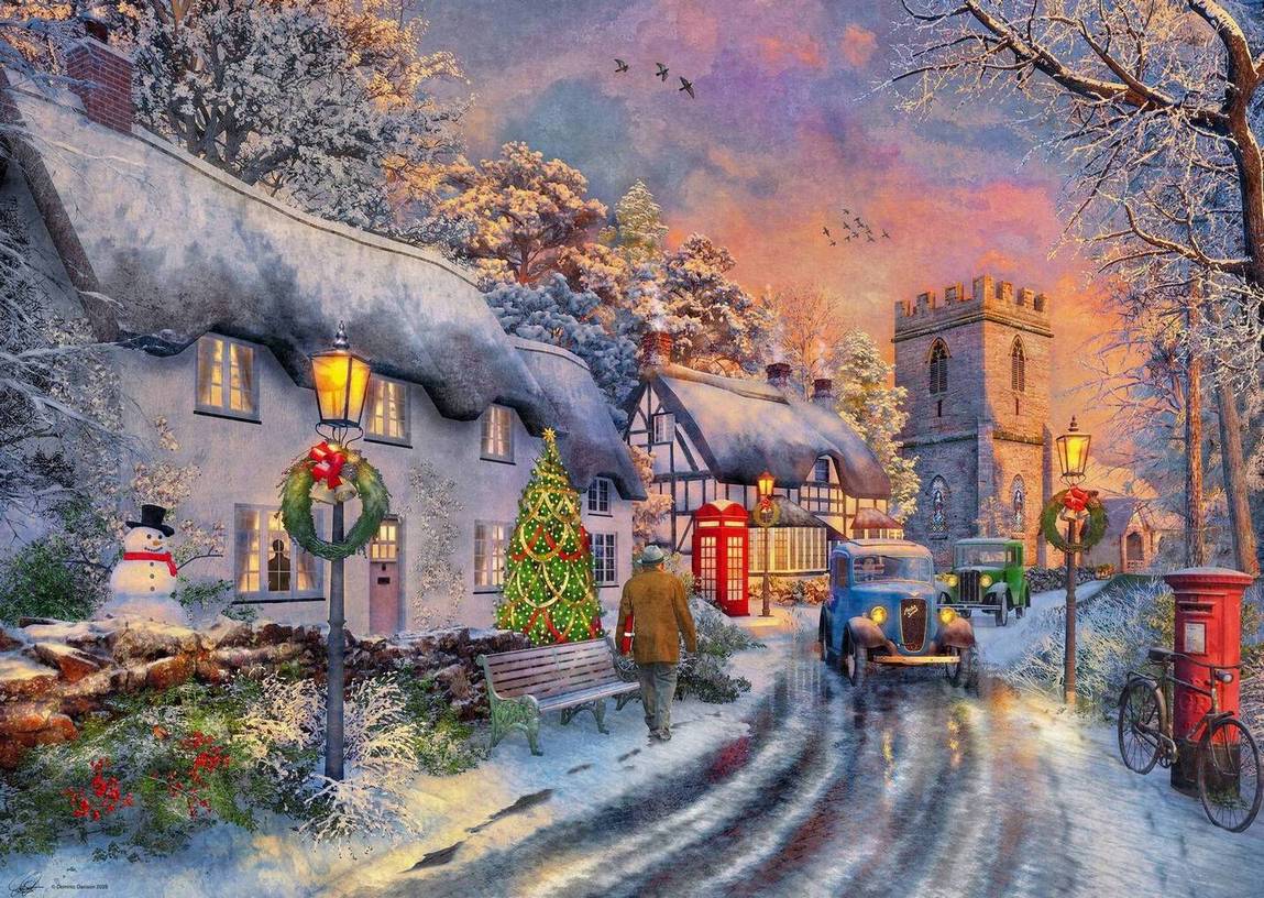 Ravensburger - Coming Home for Christmas - 500XL Jigsaw Puzzle