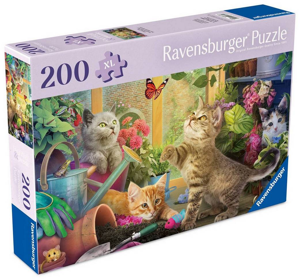 Ravensburger - Playful Cats - 200XL Piece Jigsaw Puzzle
