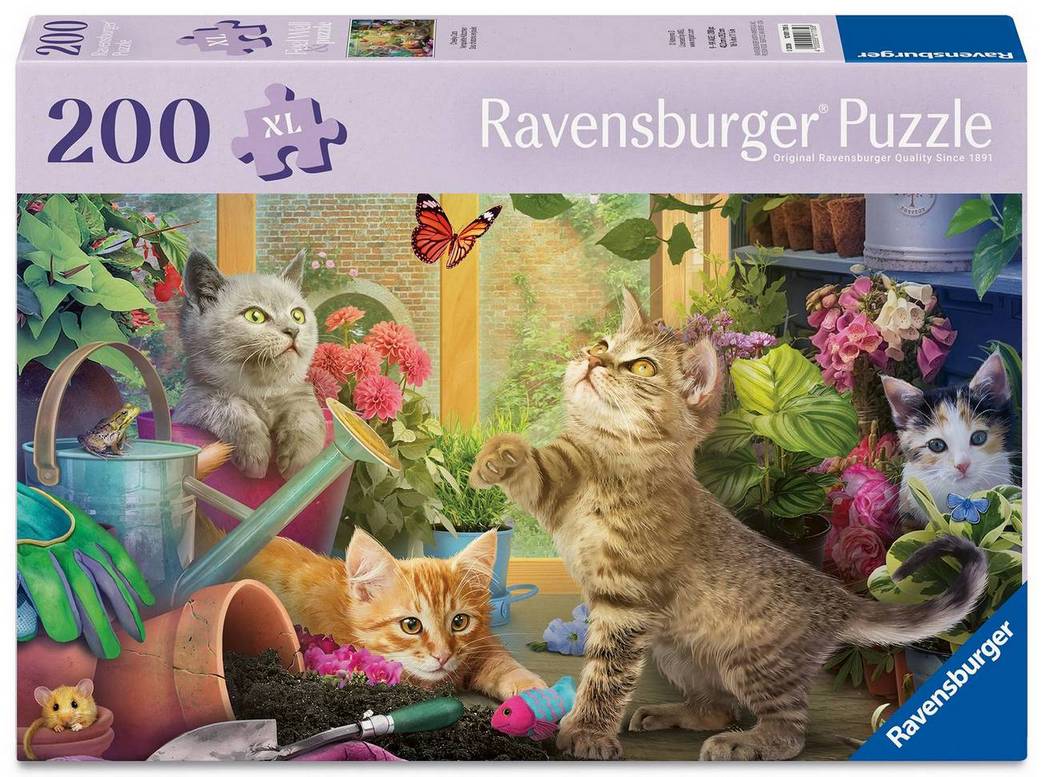 Ravensburger - Playful Cats - 200XL Piece Jigsaw Puzzle