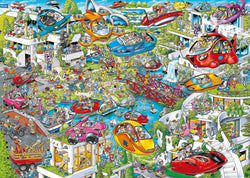 Ravensburger - Rays Comic Series - Time Travel No 4 - In the Future - 1000 Piece Jigsaw Puzzle