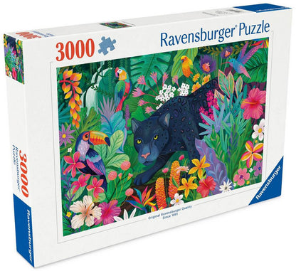 Ravensburger - Panther in Flowery Jungle - 3000 Piece Jigsaw Puzzle