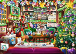 Ravensburger - Disney Christmas Cafe - 1000 Piece Jigsaw Puzzle