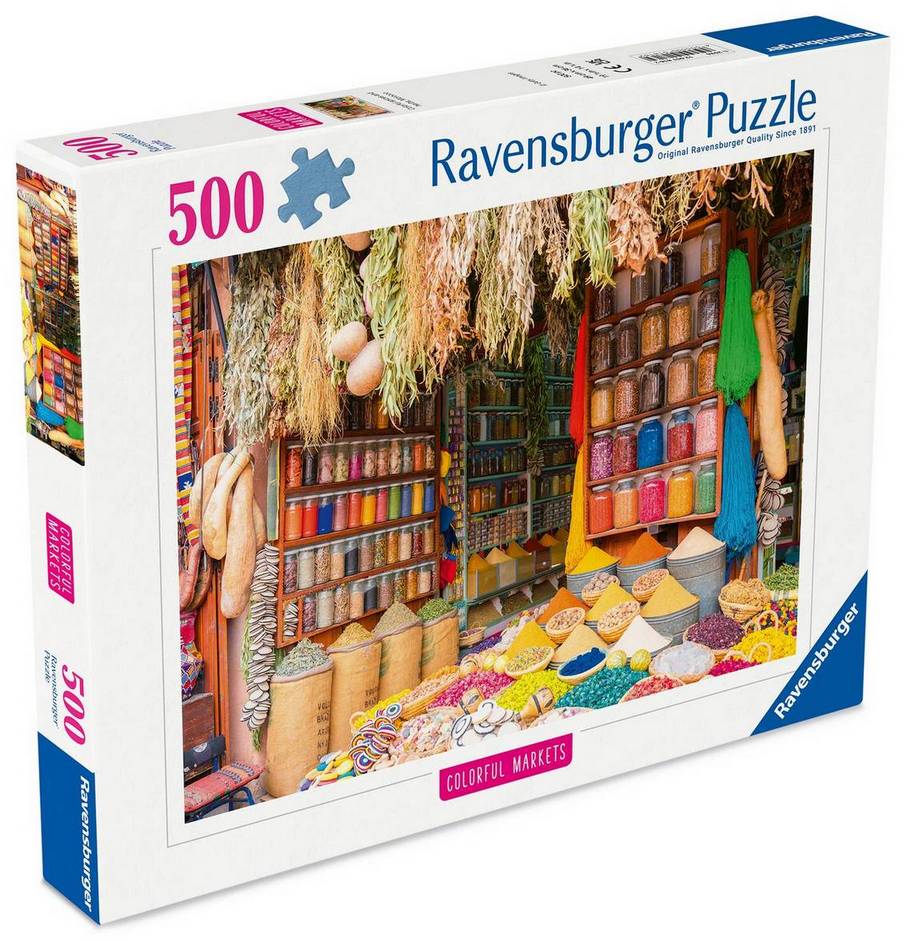 Ravensburger - Colourful Spices & Herbs Morocco - 500 Piece Jigsaw Puzzle