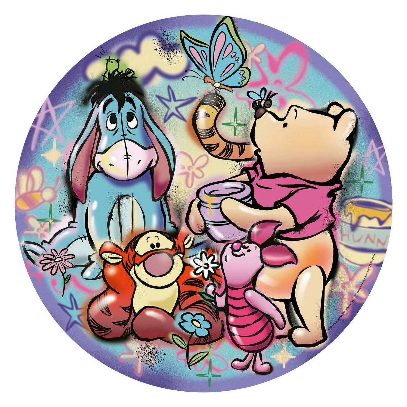 Ravensburger - Winnie the Pooh - 500 Piece Circular Jigsaw Puzzle