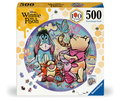 Ravensburger - Winnie the Pooh - 500 Piece Circular Jigsaw Puzzle