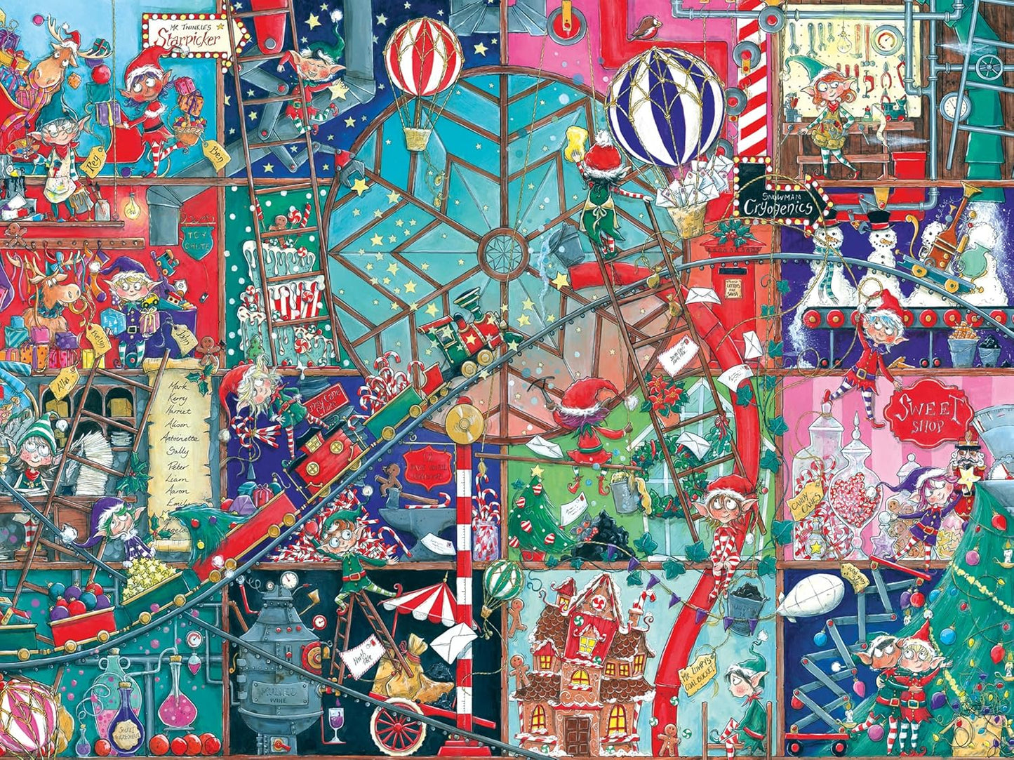 Ravensburger - Elf Factory - 1500 Piece Jigsaw Puzzle
