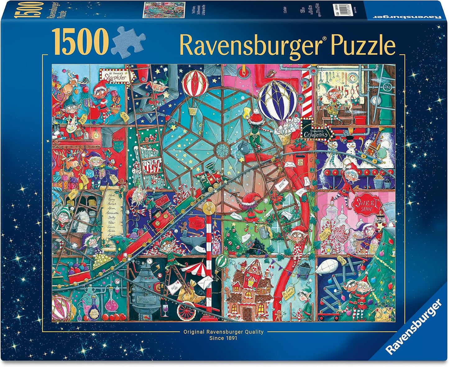 Ravensburger - Elf Factory - 1500 Piece Jigsaw Puzzle