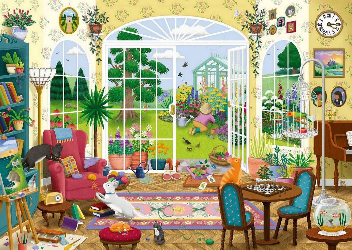 Ravensburger - Summer Garden Parlour - 1000 Piece Jigsaw Puzzle