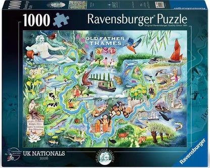 Ravensburger - Old Father Thames - 1000 Piece Jigsaw Puzzle