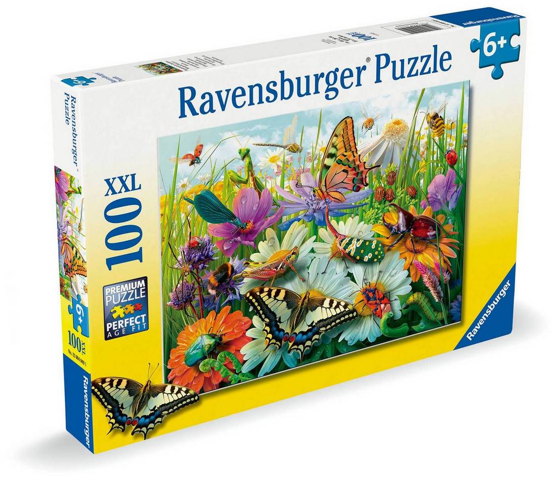 Ravensburger - Wonderful World of Insects - 100 XXL Piece Jigsaw Puzzle