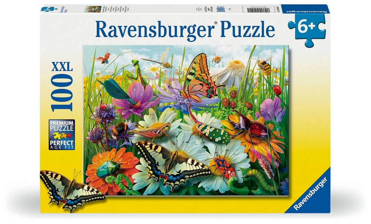 Ravensburger - Wonderful World of Insects - 100 XXL Piece Jigsaw Puzzle