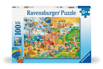 Ravensburger - Four Seasons of Fun - 100 XXL Piece Jigsaw Puzzle