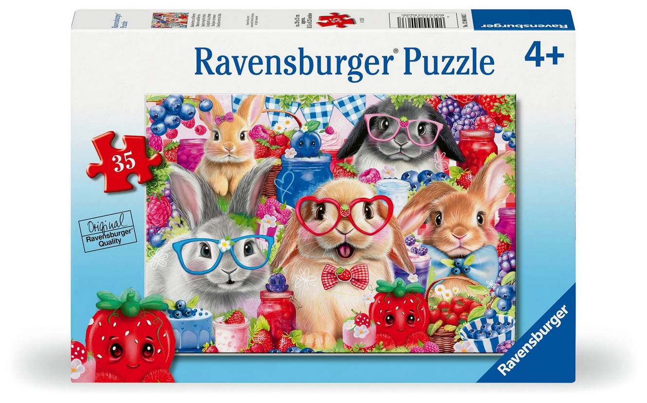 Ravensburger - Bunnies & Berries - 35 Piece Jigsaw Puzzle