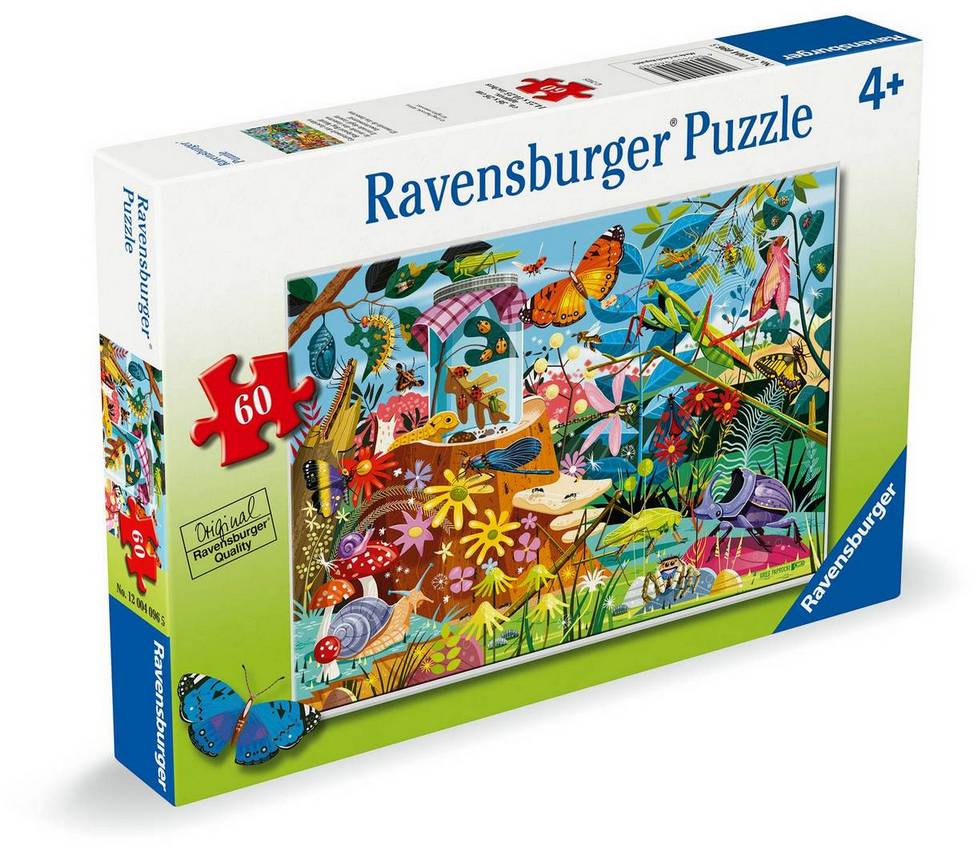 Ravensburger - Backyard Bug World - 60 Piece Jigsaw Puzzle