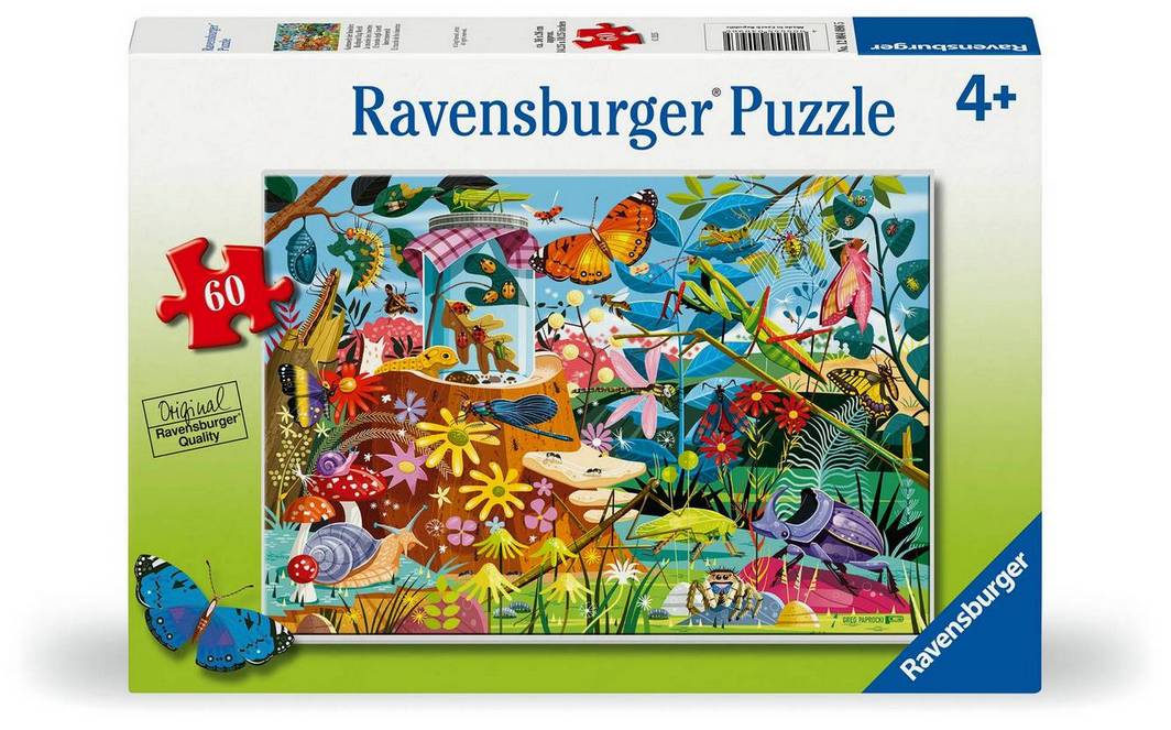 Ravensburger - Backyard Bug World - 60 Piece Jigsaw Puzzle