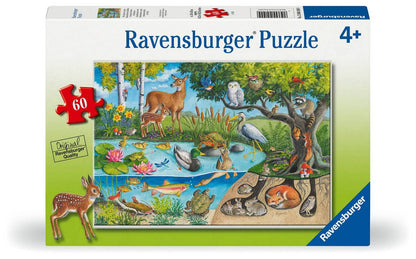 Ravensburger - Animals Above & Below - 60 Piece Jigsaw Puzzle