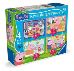 Ravensburger - Peppa Pig - 4 in a Box Jigsaw Puzzle