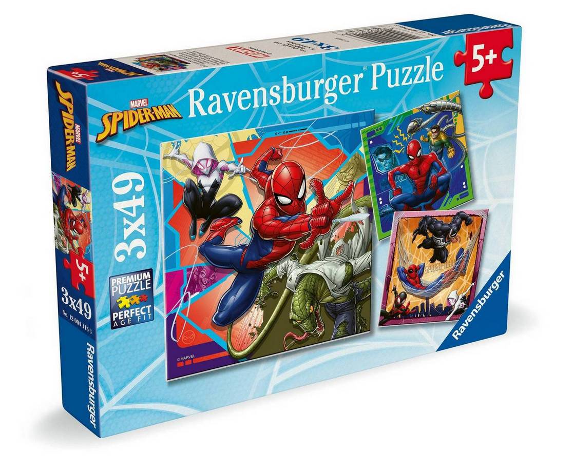 Ravensburger - Spider-Man - 3 x 49 Piece Jigsaw Puzzle