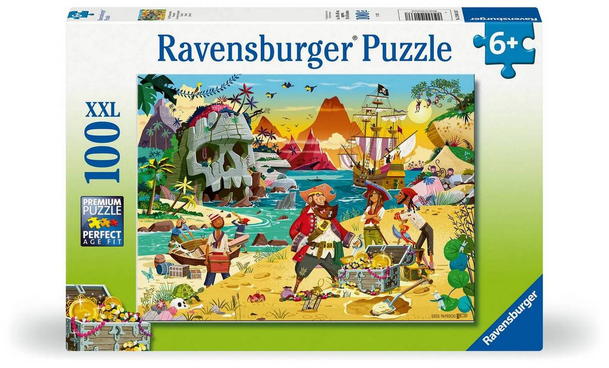 Ravensburger - Treasure! - 100 XXL Piece Jigsaw Puzzle