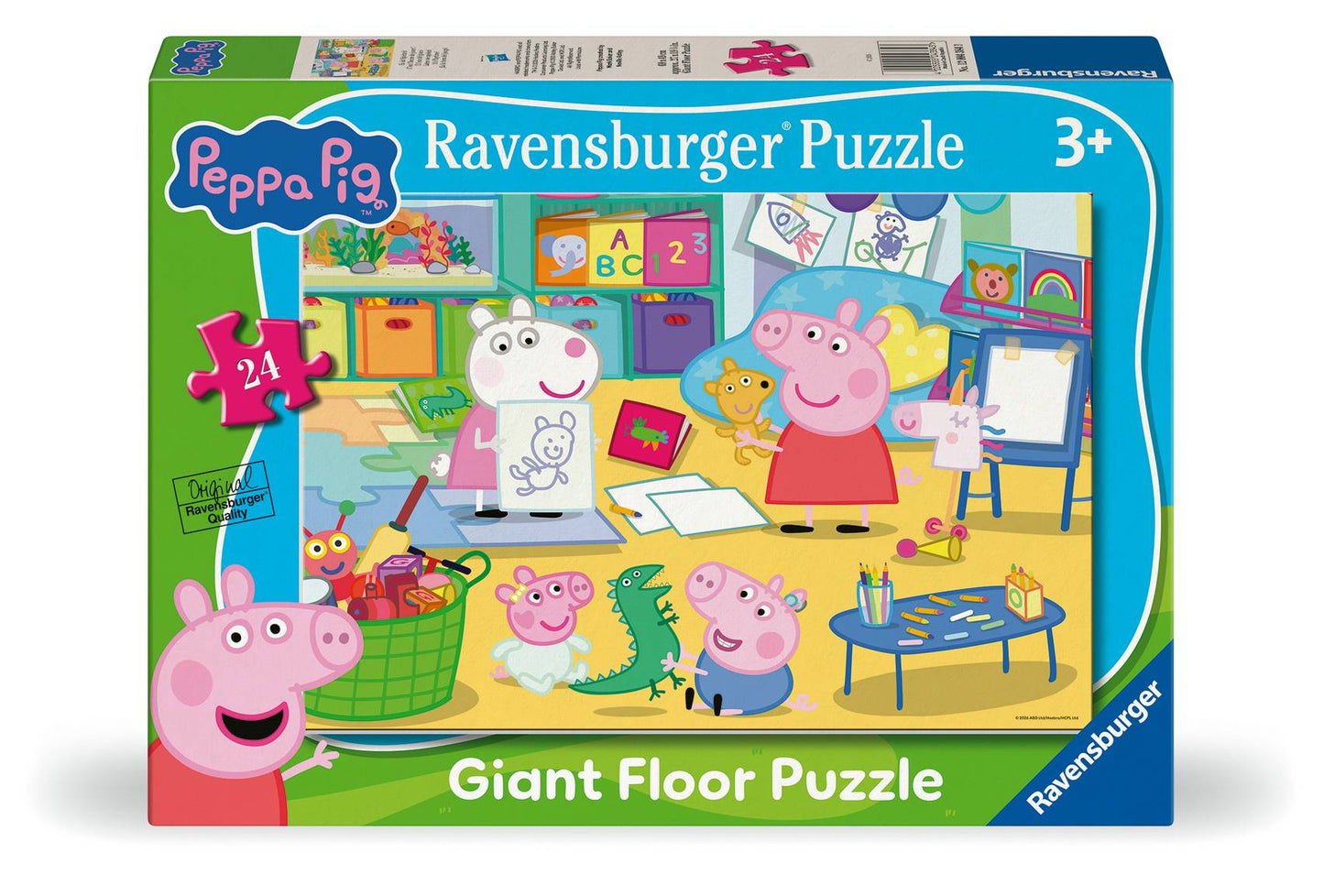 Ravensburger - Peppa Pig Giant Floor Puzzle - 24 Piece Jigsaw Puzzle