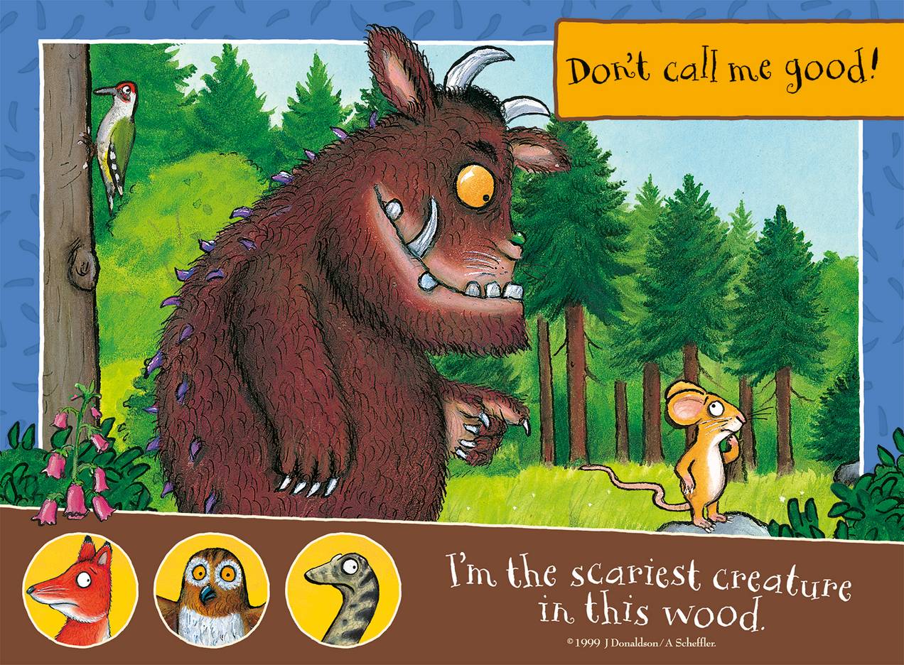 Ravensburger - Gruffalo & Friends Collection - The Gruffalo - 4 in a Box Jigsaw Puzzle