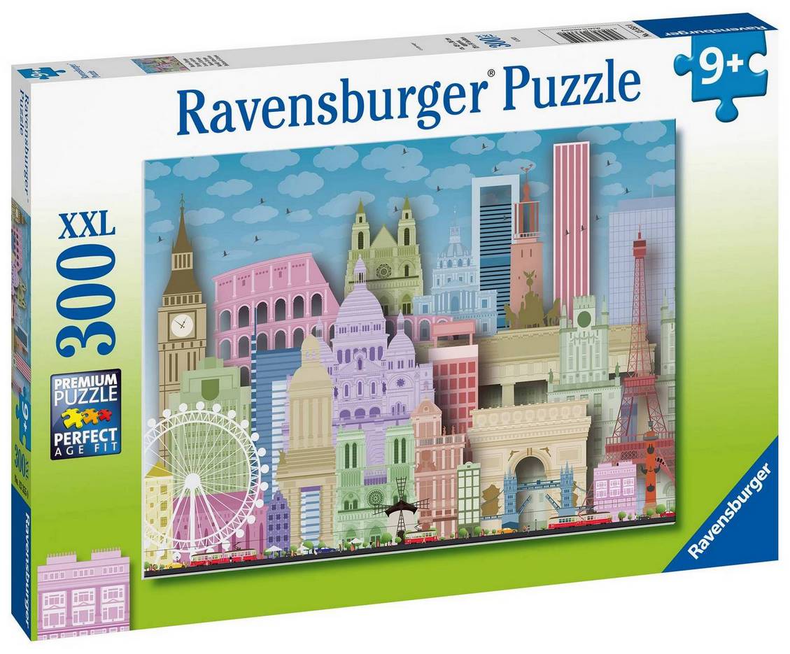 Ravensburger - Worldly Attractions - 300XXL Piece Jigsaw Puzzle