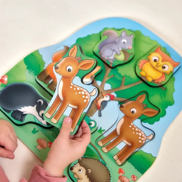 Orchard Toys - Woodland - Chunky Wooden Puzzle