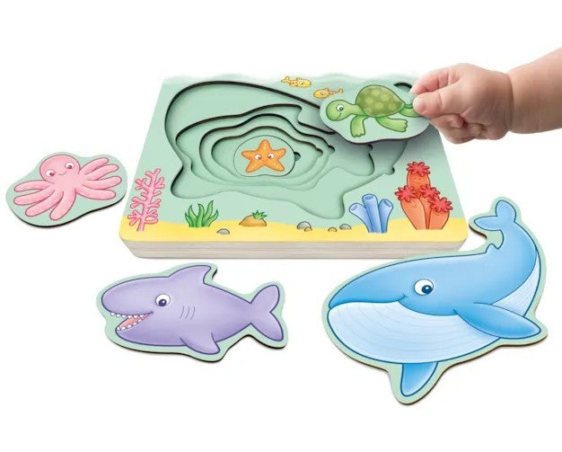 Orchard Toys - Under the Sea - Wooden Nesting Jigsaw Puzzle