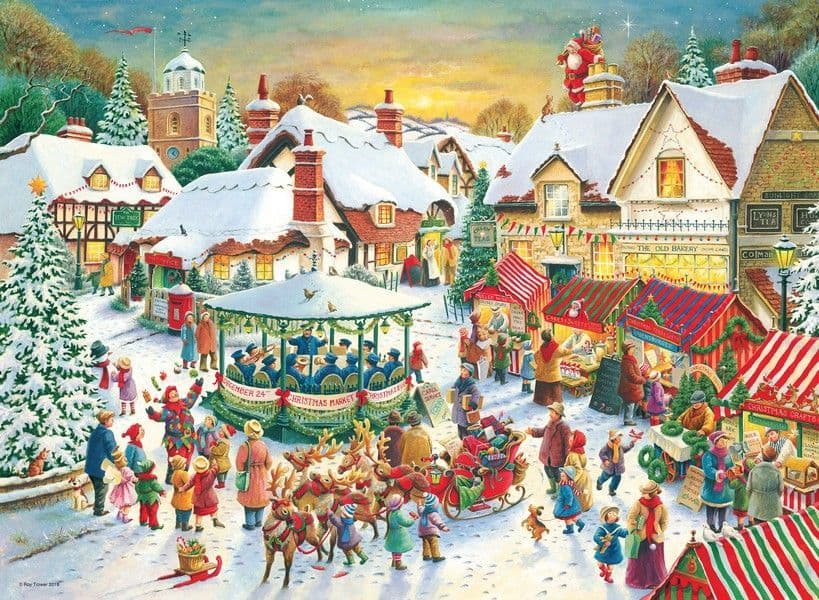 Ravensburger - Christmas Collection Number 1 - 2 x 500 Piece Jigsaw Puzzle