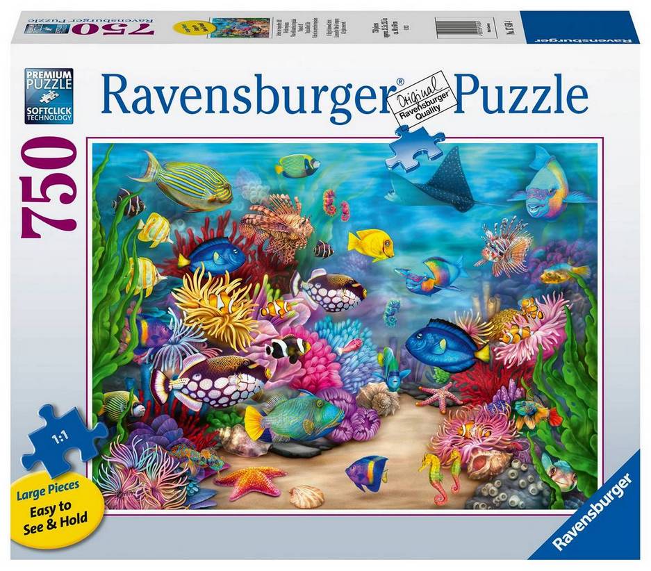 Ravensburger - Tropical Reef Life - 750XL Piece Jigsaw Puzzle