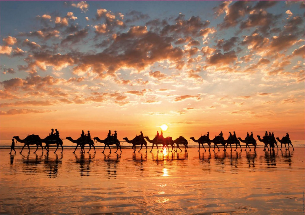 Educa - Golden Sunset on Cable Beach - 1000 Piece Jigsaw Puzzle