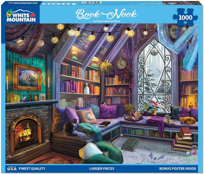 White Mountain - Book Nook - 1000 Piece Jigsaw Puzzle